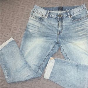J crew distressed Driggs jeans 34x30